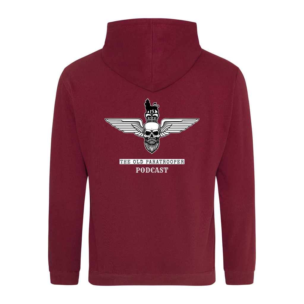 Maroon ‘The Old Paratrooper Podcast’ Hoodie
