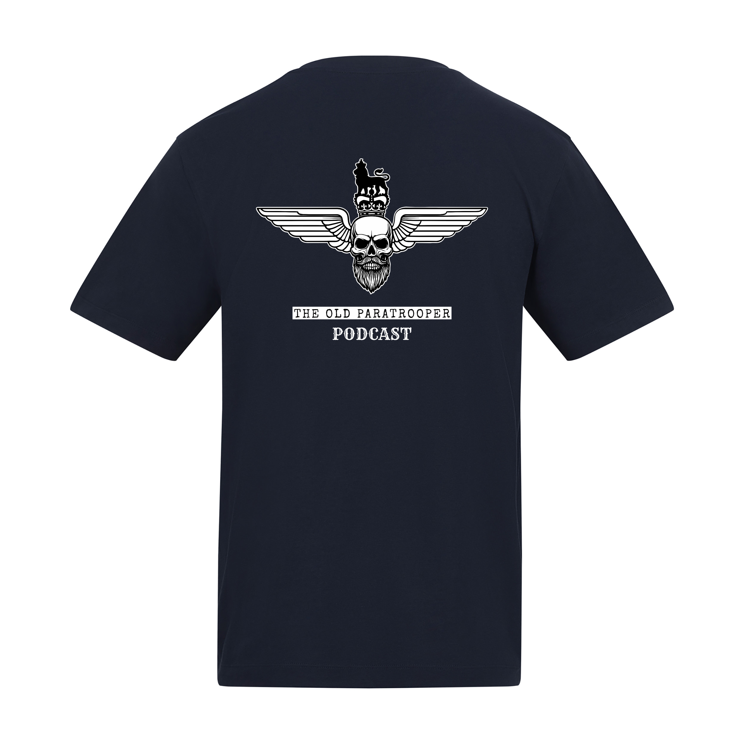Black ‘The Old Paratrooper Podcast’ T-shirt