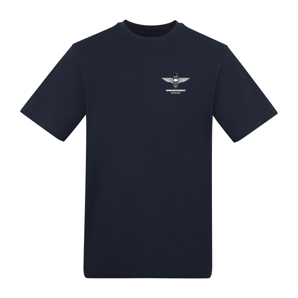 Black ‘The Old Paratrooper Podcast’ T-shirt