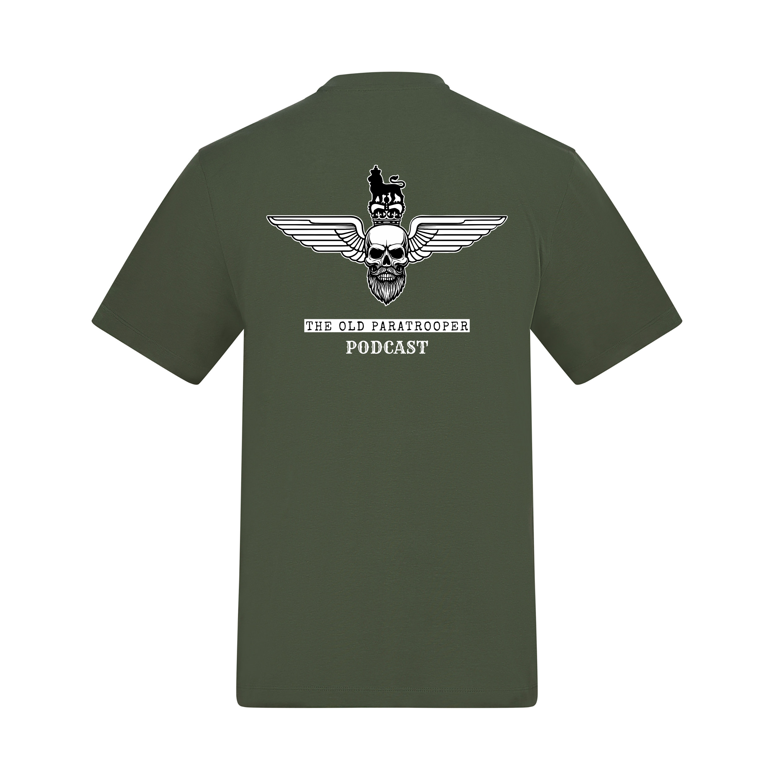 Green ‘The Old Paratrooper Podcast’ T-shirt